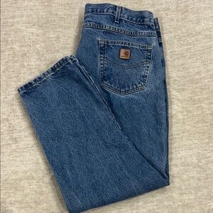 Carhartt Classic Blue Denim Jeans 42X30